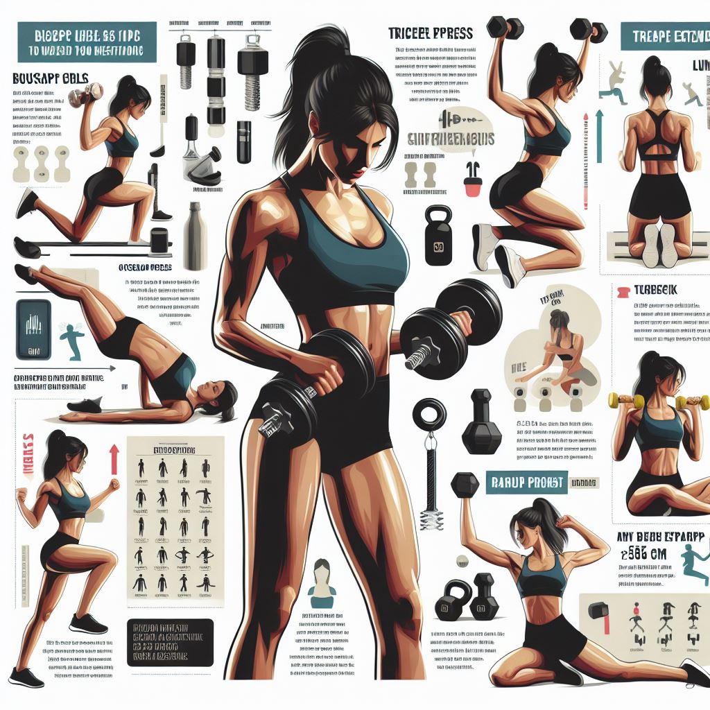 Chest workout with dumbbells 
